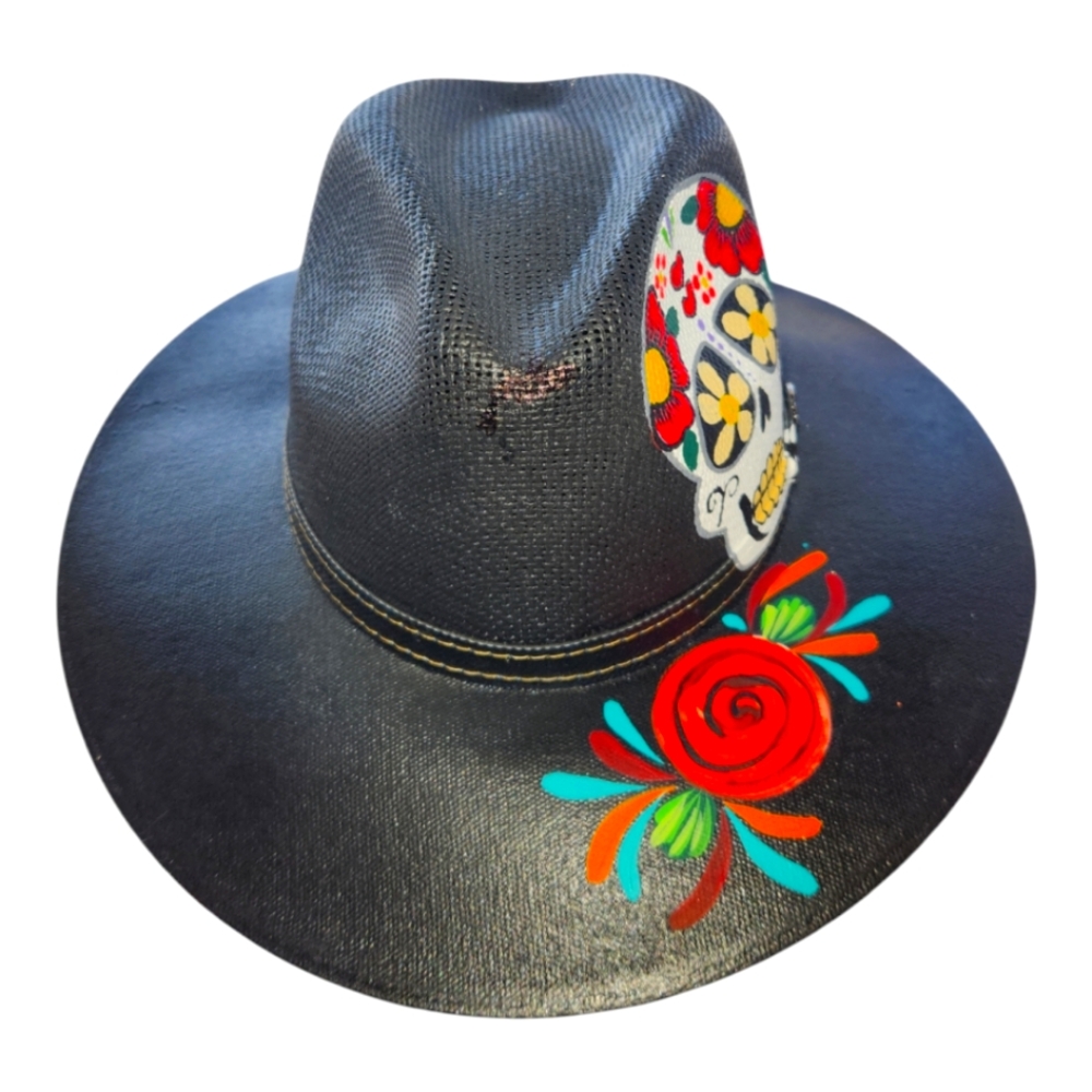 The Old Beristain Hat Hand Painted in Mexico